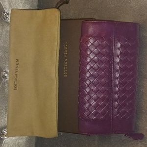 Bottega Veneta Long Flap Wallet